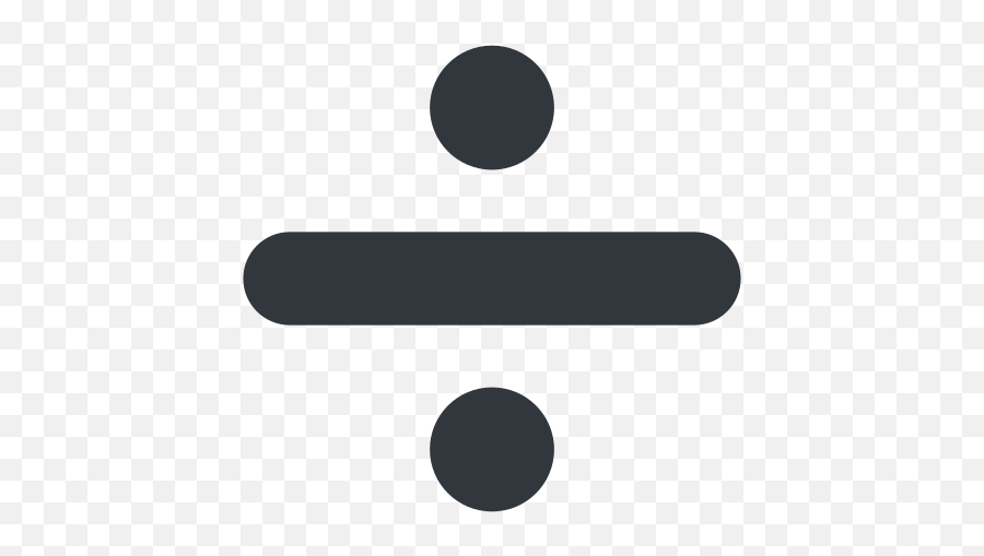 Division Sign Emoji - Divide Sign,Sink Emoji