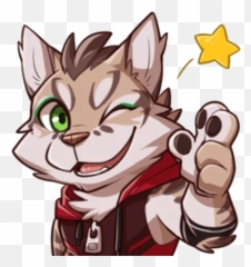 Pin De Kmn L Kammanan Em Nekojishi Th - Line Emoji,Furry Emojis