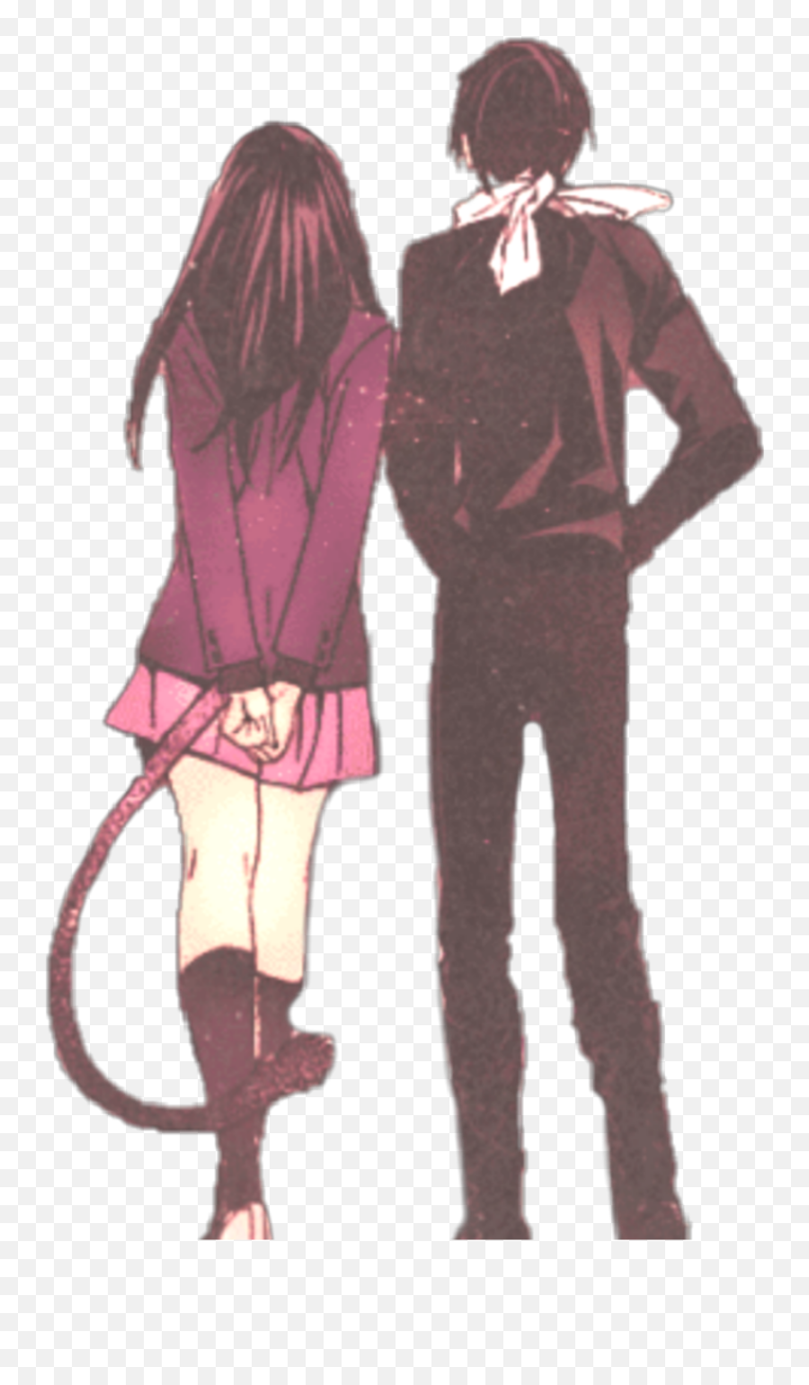 Anime Love Couple Boy Girl Sticker By Catygaso1500 Emoji,Boy And Girl  Holding Hands Emoji - free transparent emoji 