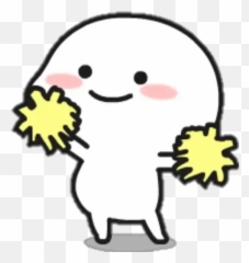 Lil bean WhatsApp Stickers - Cloud Bean Happy Emoji