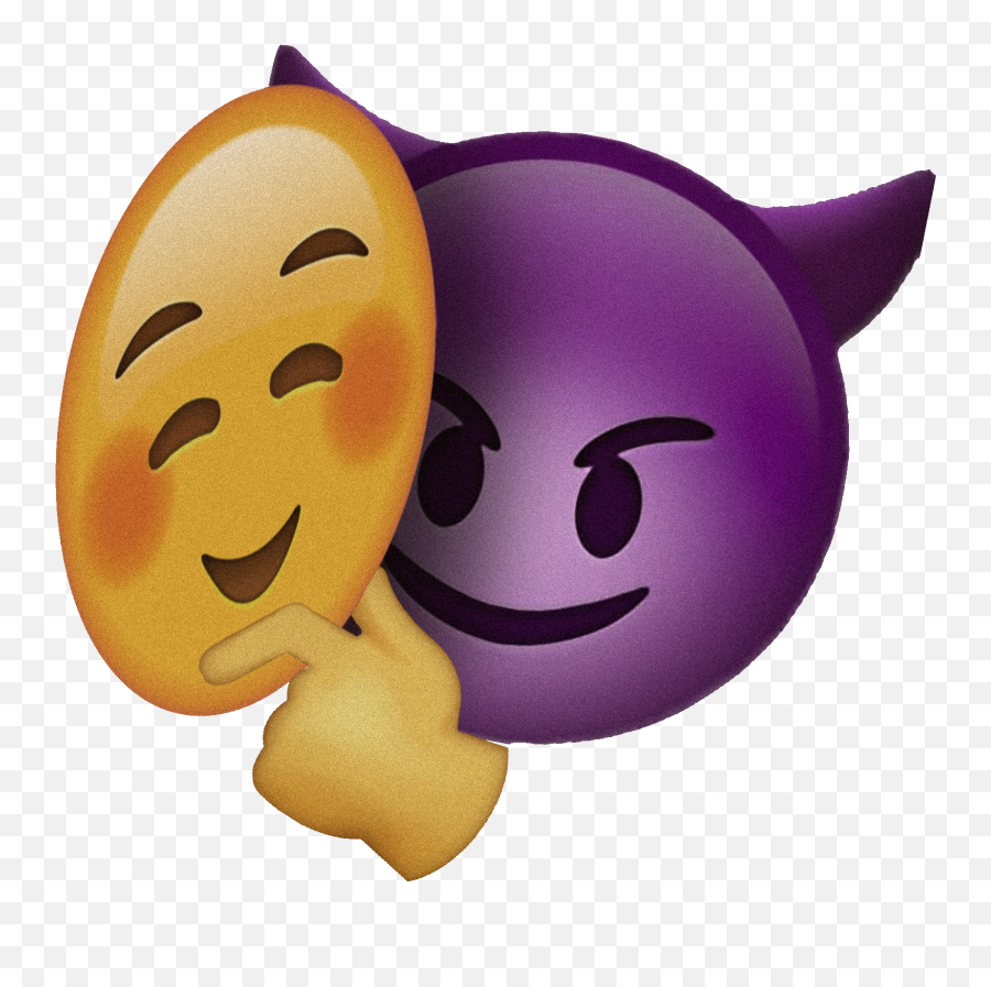 Evil Emoji Emojimaker Edit Sticker - Happy,Crystal Emoji