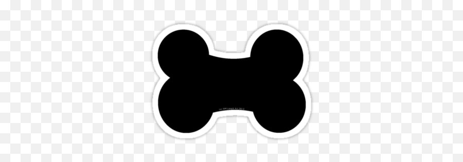 Free Clipart Dog Bone 3 Image - Wikiclipart Black Dog Bone Clipart Emoji,Dog Bone Emoji