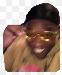 reactionimage meme boi sunglasses Sticker by K E N Z - Funny Google Meet Memes Emoji