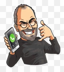 Steve Jobs Whatsapp Stickers - Emoji