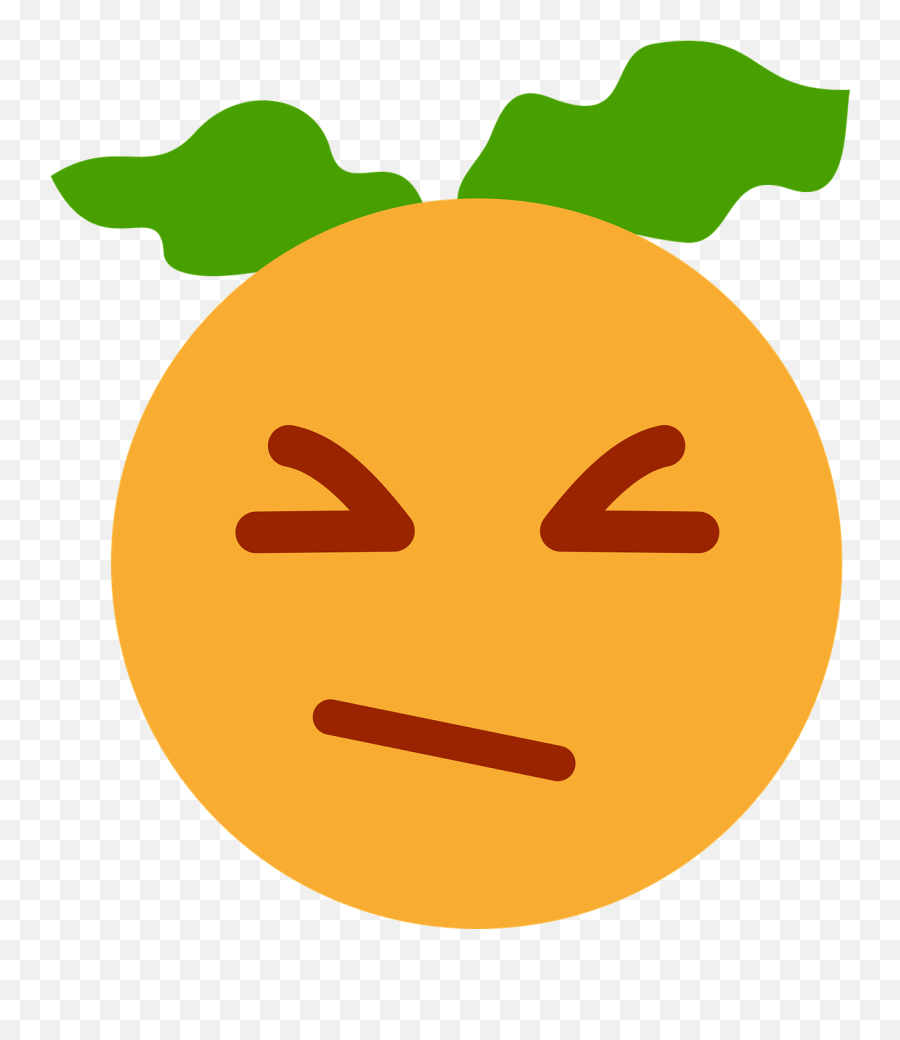 Clementine Orange Cartoon Emotions Emoticon - Emoticon Emoji,Chinese Emoticon