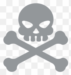 Skull And Crossbones Emoji For Facebook Email Sms - Tete De Mort Emoji,Skull And Crossbones Emoji