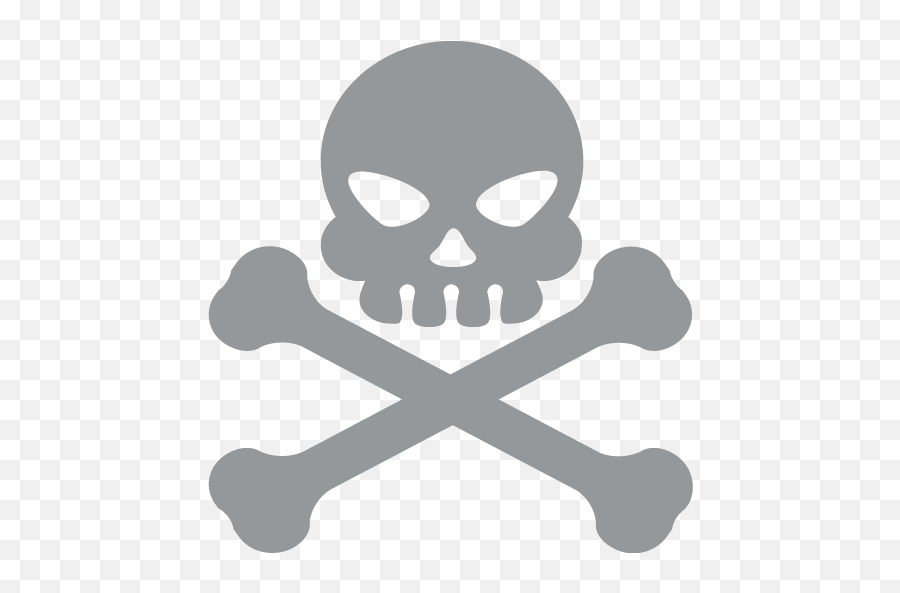 Skull And Crossbones Emoji For Facebook Email Sms - Tete De Mort Emoji,Skull And Crossbones Emoji