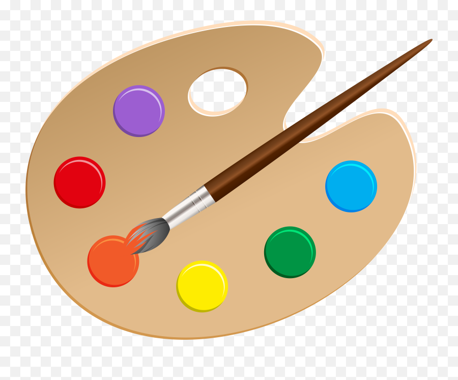 Transparent Palette Art Clipart Emoji,Paint Palette Emoji