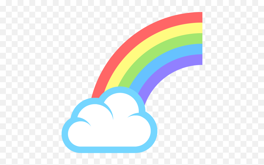 Rainbow Emoji For Facebook Email Sms - Emoji Arco Iris Png,Rainbow Emoji