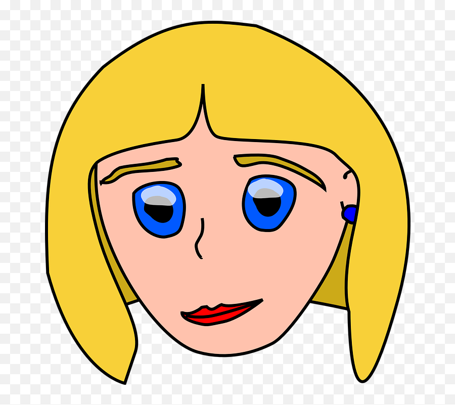 Free Hairstyle Hair Vectors - Face Of Mother Cartoon Emoji,Emo Emoticon