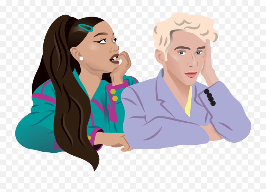 Troye Sivan - Troye Sivan And Ariana Grande Cartoon Emoji,Emoji Twitter