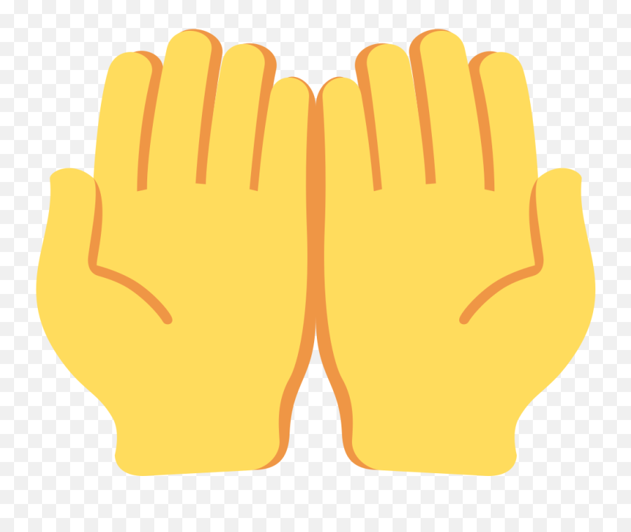 Twemoji12 1f932 - Palms Up Together Emoji,High 5 Emoji