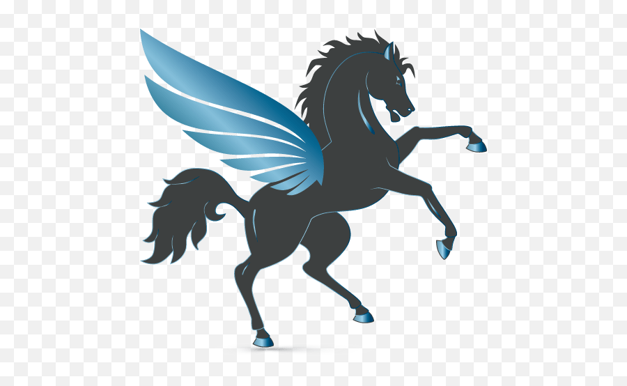 Pegasus Gray Transparent Png Clipart - Logo Camp Half Blood Shirt Emoji,Pegasus Emoji