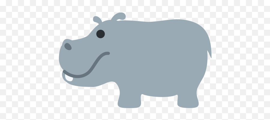 Hippopotamus Emoji - Hippo Emoji Png,Hippo Emoji Android