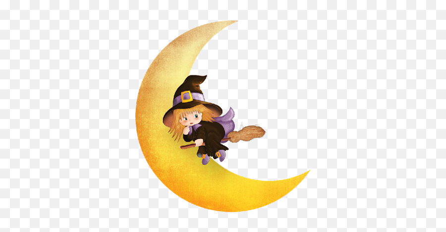 Hermosos Paisajes - Halloween Witch Clip Art Emoji,Witch On Broom Emoji