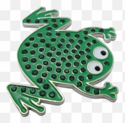 Green Frog Ball Marker Hat Clip - Frogs Emoji,Frog Emoji Hat