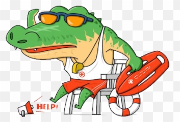 Chibi Emoji - Sticker By Lam Vu Q,Alligator Emoji