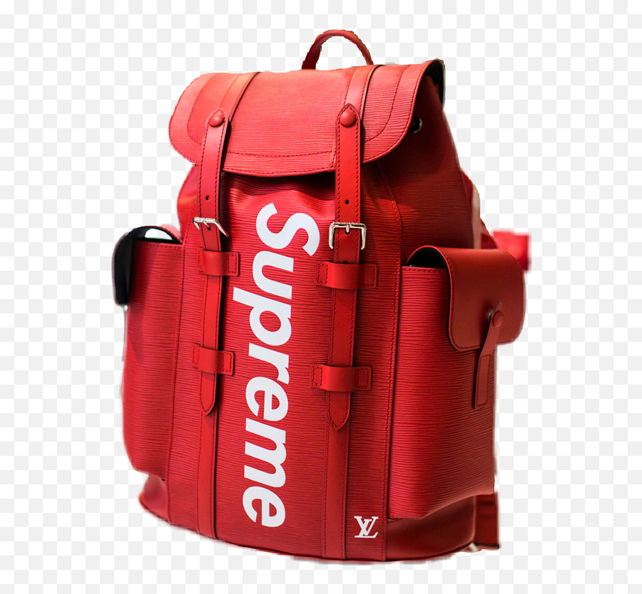 Supreme Backpack Bag Louisvuitton - Bag Supreme Png Emoji,Backpack Emoji