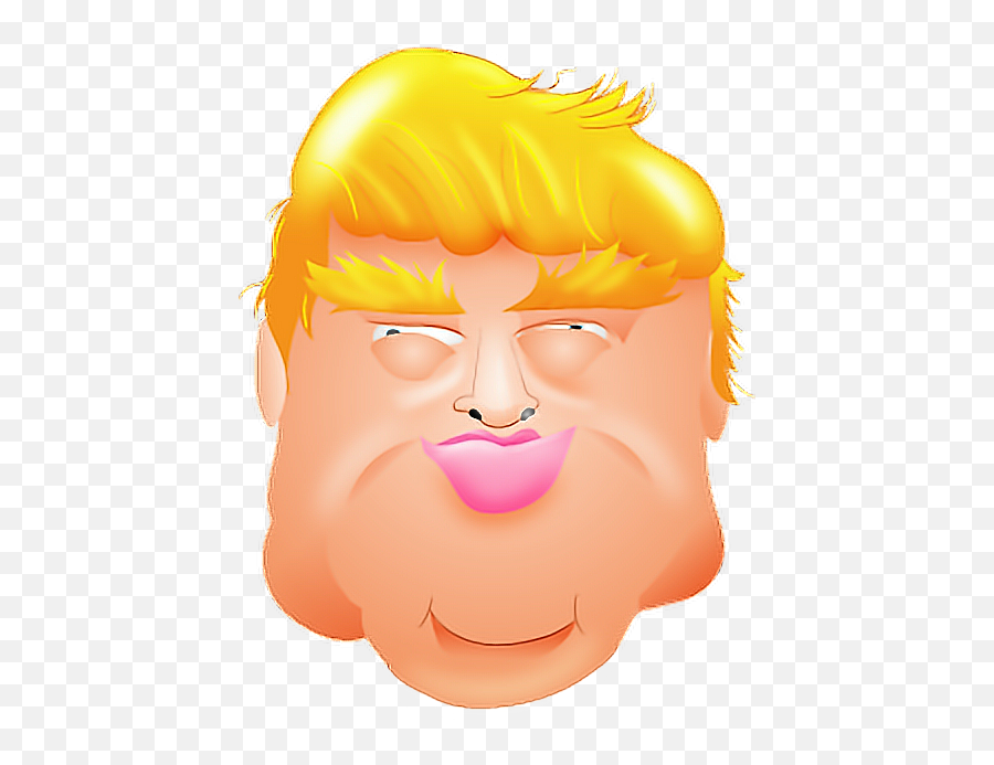 Emoji Donaldtrump President - Trump Cartoon Face Png,Donald Trump Emoji