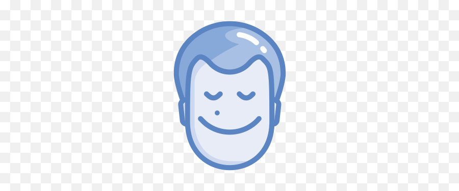 Happy Face - Free User Icons Clip Art Emoji,Blue Head Emoji