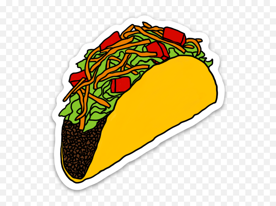 Download Taco Magnet - Tacos Stickers Emoji,Magnet Emoji