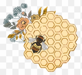 Beehive Bee Queenbee Flowers Floral - Honeybee Emoji,Beehive Emoji