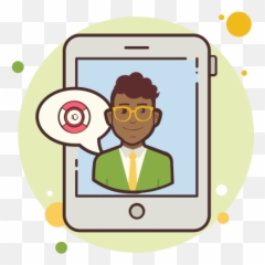 Man Phone Poker Chip Icon - Portable Network Graphics Emoji,Poker Chip Emoji