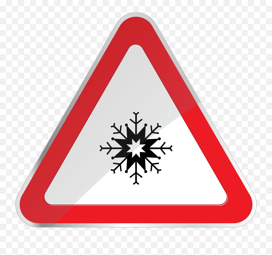 Warning Ice Clipart - Dot Emoji,Caution Emoji