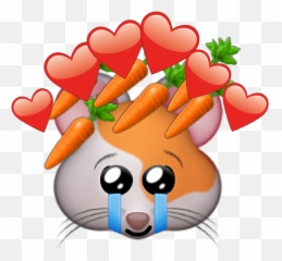 Interesting Art Sticker - Happy Emoji,Hamster Emoji