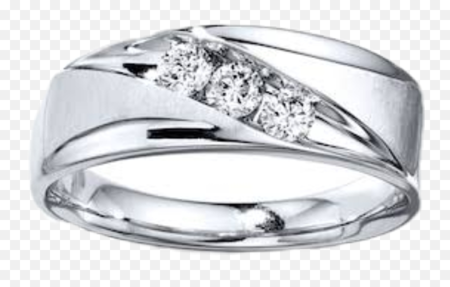 Wedding Ring Stickers - Unique Mens Wedding Bands With Three Diamonds Emoji,Wedding Ring Emoji