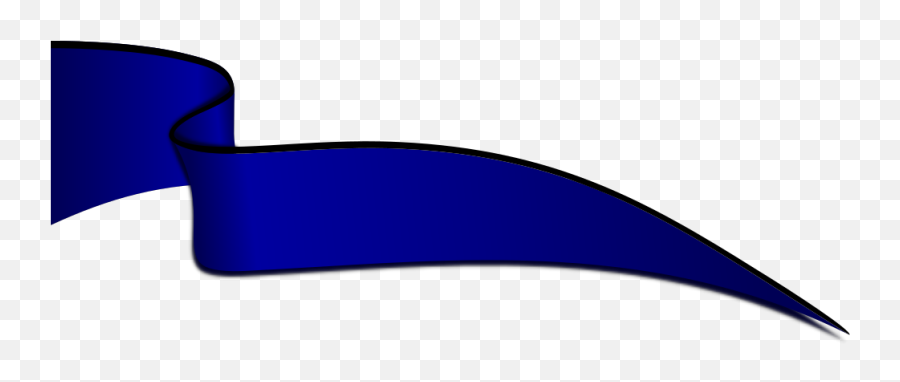 Dark Blue Ribbon In The Wind Png Svg Clip Art For Web - Vertical Emoji,Blue Ribbon Emoji