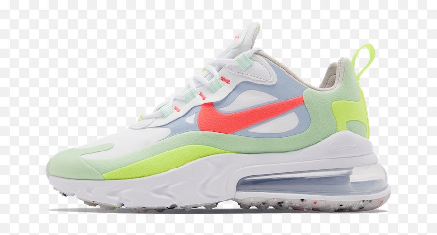 Nike Air Max 270 React Flash Crimson - Nike Air Reacts Womens Bright Colors Emoji,Emoji Shoes Vans