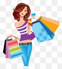 Shopping Sticker Challenge on PicsArt - Woman Cartoon Png Emoji