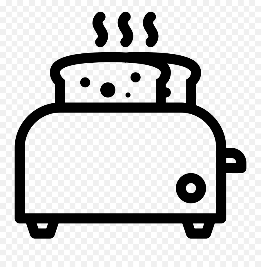 Toaster Clipart Slice Toast Toaster Slice Toast Transparent - Toaster Clip Art Emoji,Emoji Toast