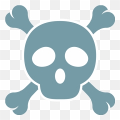 Skull And Crossbones Emoji - Mort Emoji,Skull And Crossbones Emoji