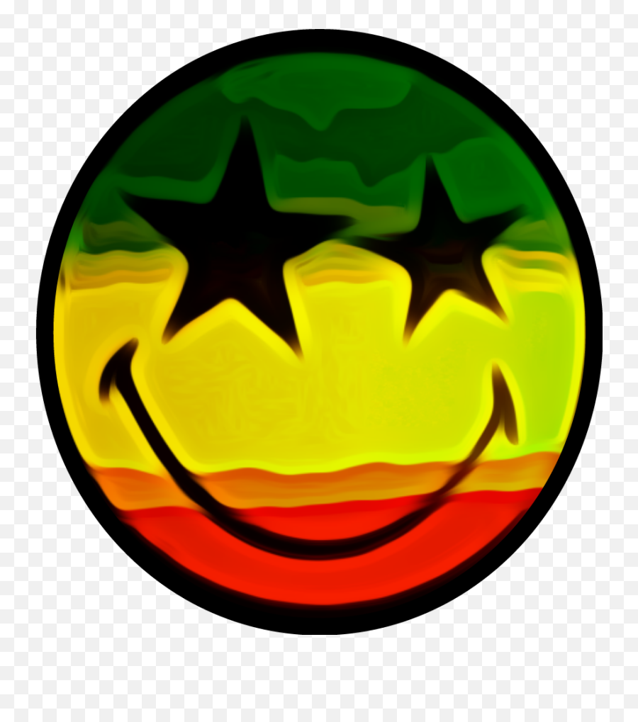 Smiley Vertjaunerouge Reggae Rasta - Reggae Smiley Emoji,Rasta Emoji