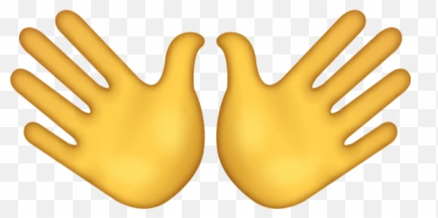 Hand Emoji Download Ios Hand Sign - Open Hands Emoji Png,Hand Emoji