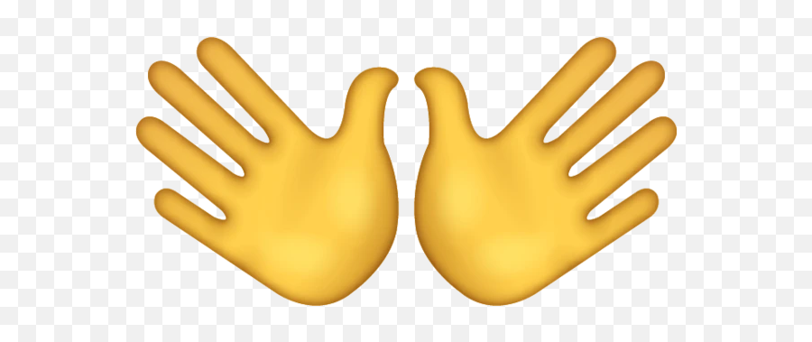 Hand Emoji Download Ios Hand Sign - Open Hands Emoji Png,Hand Emoji