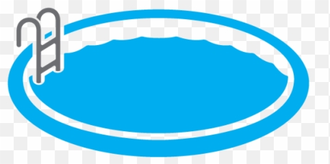 Aboveground Swimming Pool Clipart Pack - Circle Emoji
