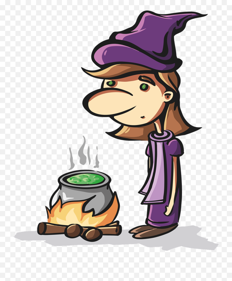 The Witch Helloween Horror Mystical - Witchcraft Emoji,Old Man Boy Ghost Emoji