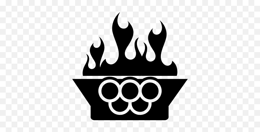 Download Hd Olympic Games Fire Vector - Olympic Flame Emoji,Olympic Emoji