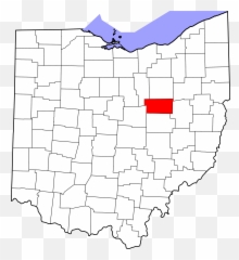 Map Of Ohio Highlighting Holmes County - Stark County Ohio Map Emoji,Puerto Rico Flag Emoji