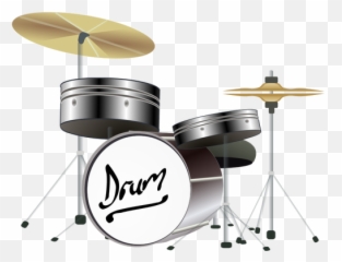 Drum Kit Vector Graphics - Set Clip Art Free Emoji