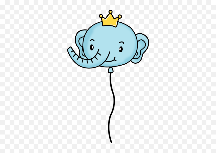 Emoji Balloon Elephant Freetoedit Balloons Mimi - Clip Art,Emoji Balloons