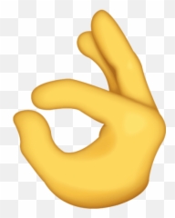 Ios Png And Vectors For Free Download - Ok Hand Transparent Background Emoji