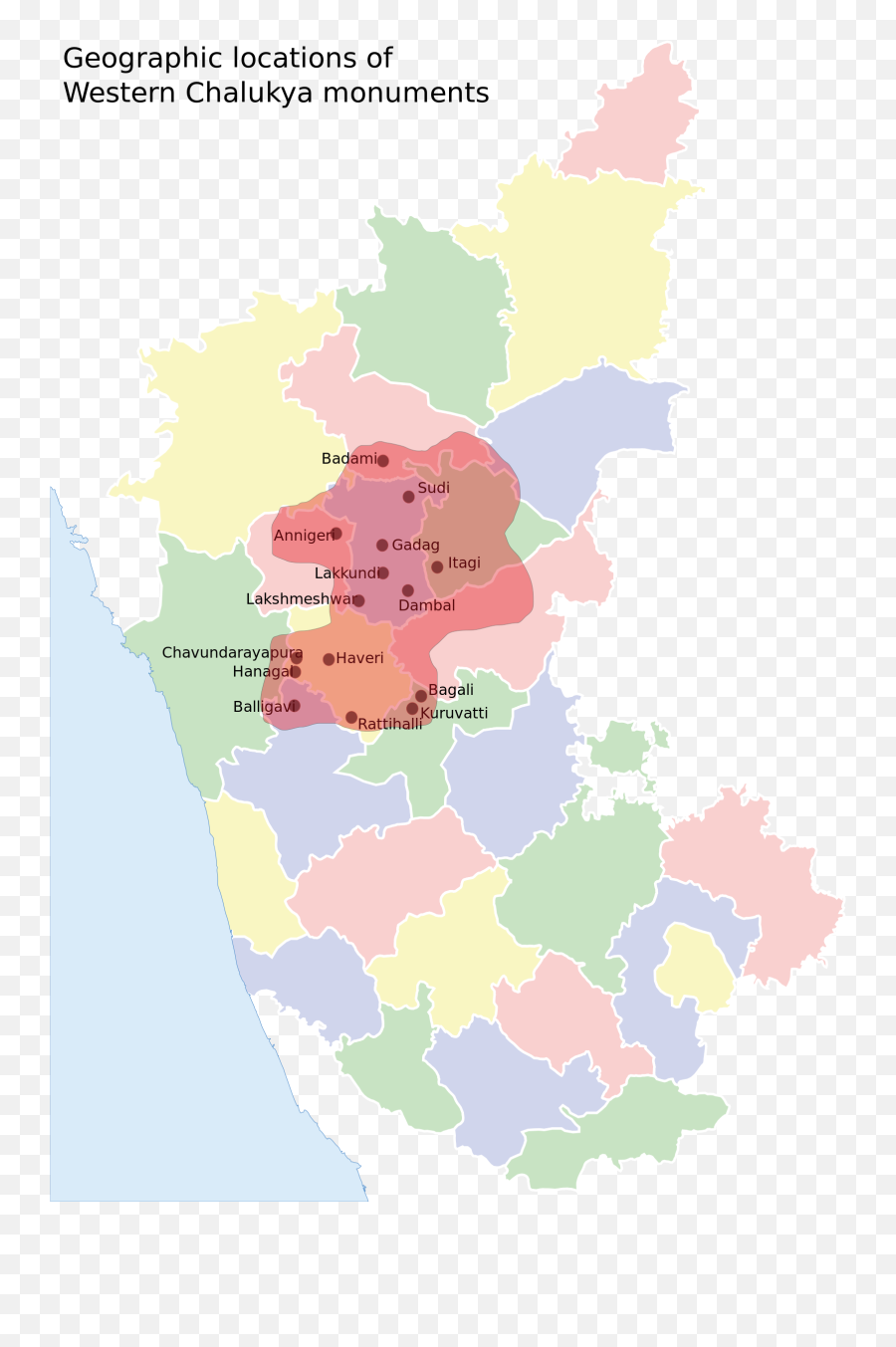 Western Chalukya Architecture - Karnataka Map With Districts Emoji,Japanese Emoticons Flower In Hair
