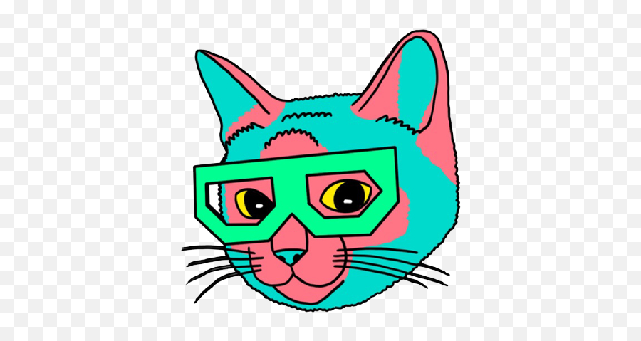 Discord Emoji - Cat With Glasses Clipart,Sonic Discord Emoji
