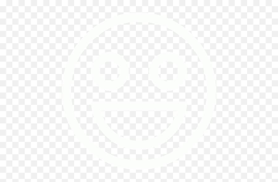 White Emoticon 53 Icon - Happy Symbol Png White Emoji,Eye Emoticon