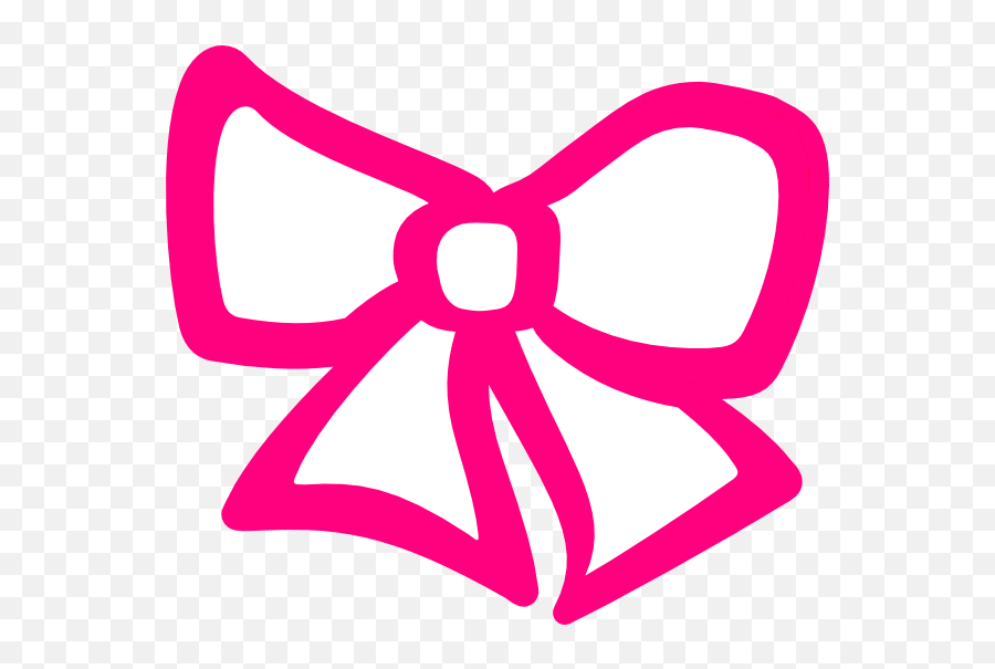 Pink Cheer Bow Clipart - Baby Girl Bow Clip Art Emoji,Emoji Hair Bows