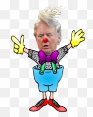 Clown Bigot Donald Trump President Of The Usa - Donald Trump Memes Png Emoji,Trump Emoji
